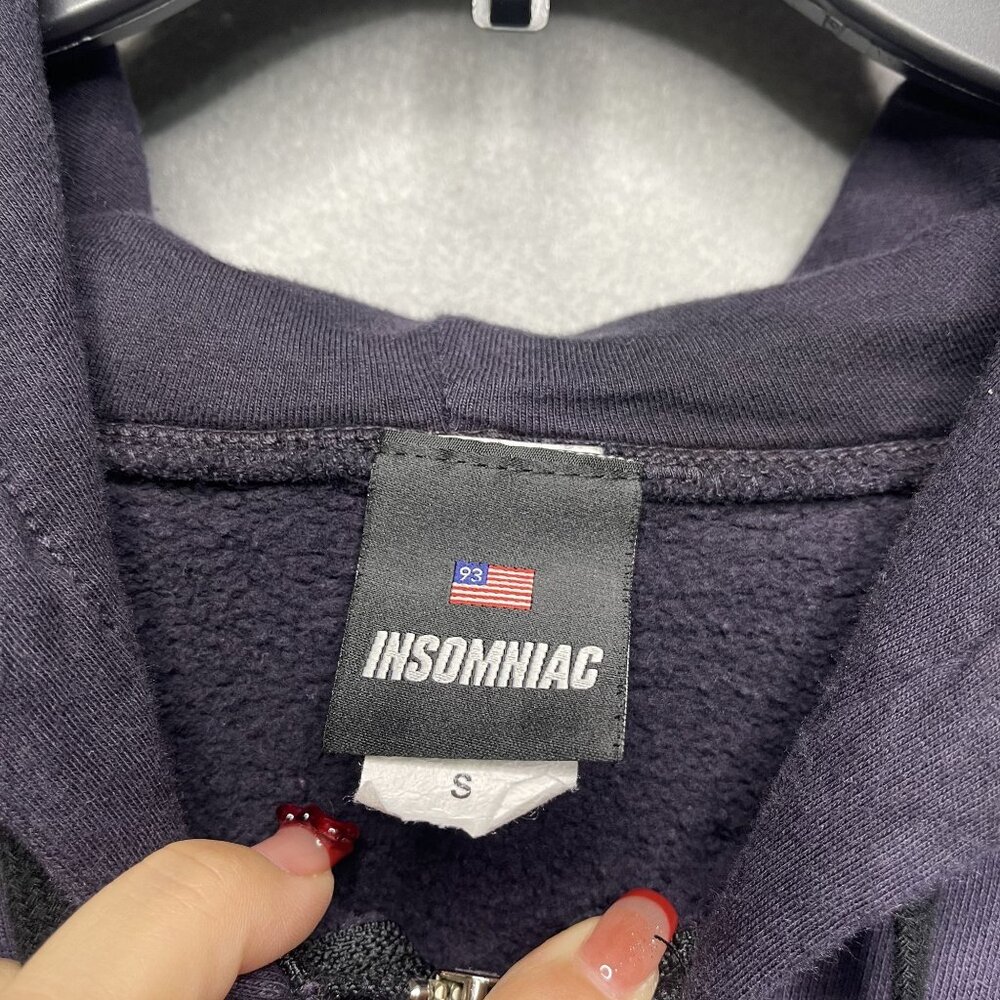 Insomniac Beyond Wonderland Purple Tie-Dye Zip-Up Hoodie S - Picture 2 of 6